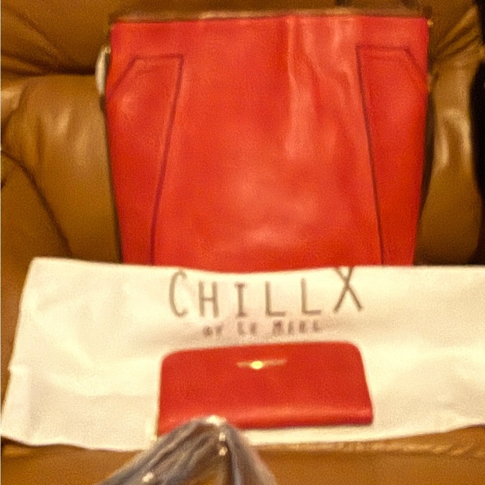 CHILLX by LeMiel 3pc Red Women's Bag, Wallet
& cover